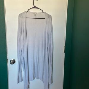Light Grey Duster Cardigan